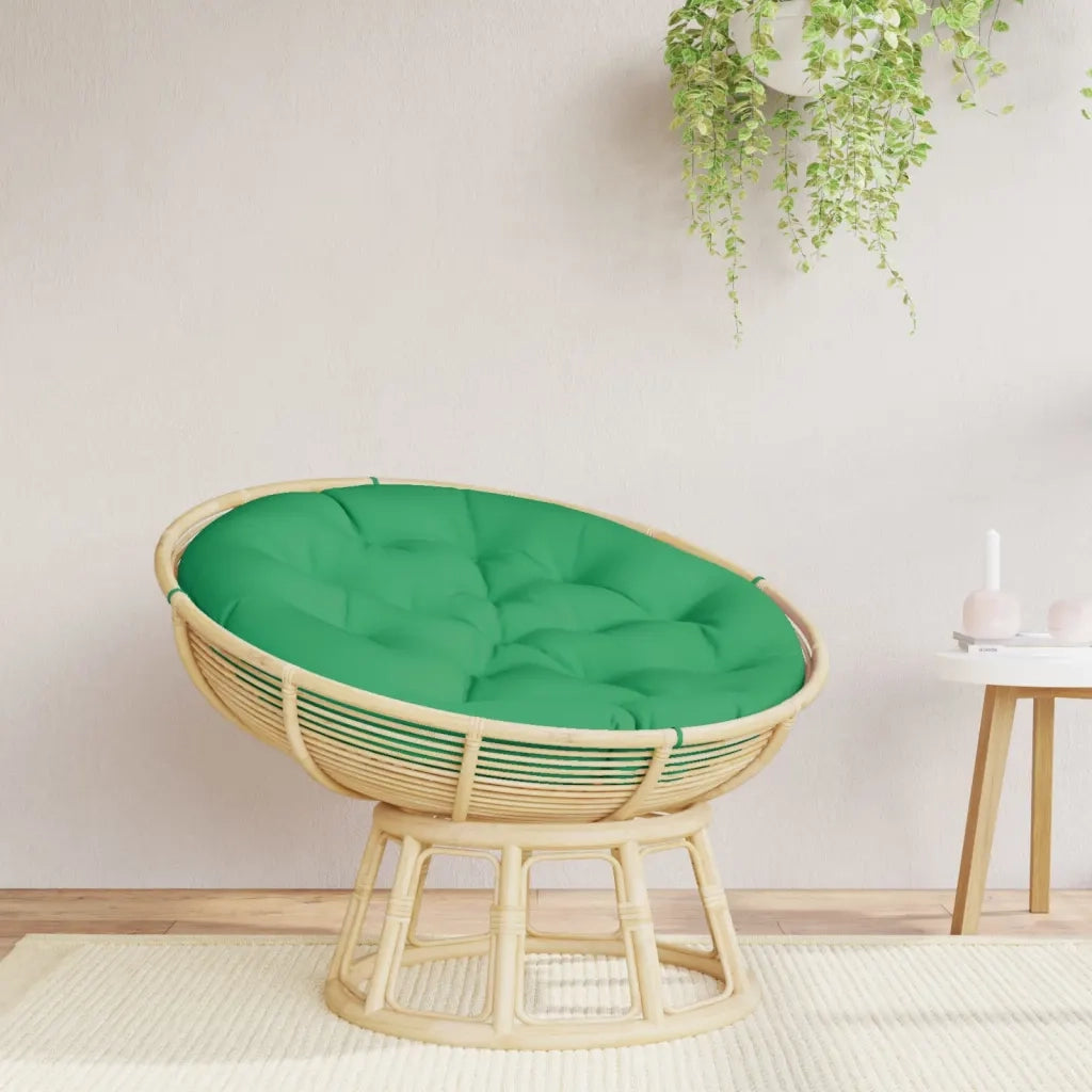 vidaXL Cuscino Rotondo Verde Ø 100x11 cm in Tessuto Oxford