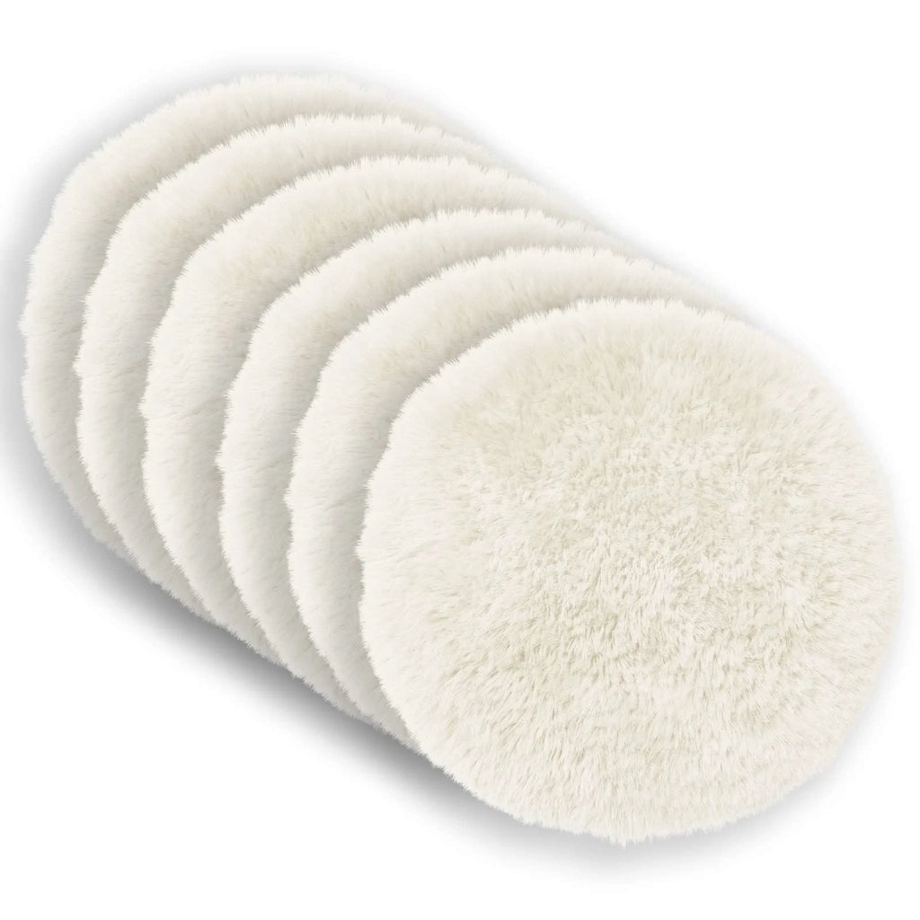 Cuscino con cuscino HEERLEN 6 pz Bianco Fleece PV 929224
