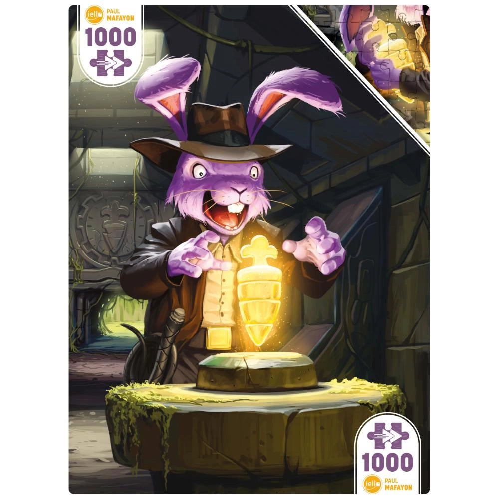 Iello - Puzzle Twist 1000 pz Bunny Kingdom Explorer