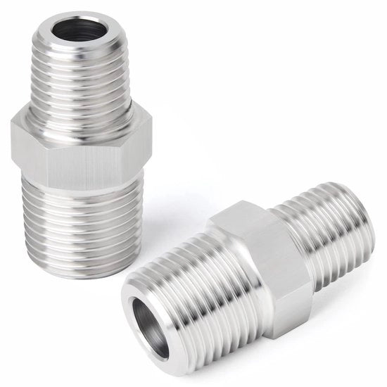 Flessibile a 5 Viti - 1/2" x 1/4" BSP - Acciaio Inossidabile