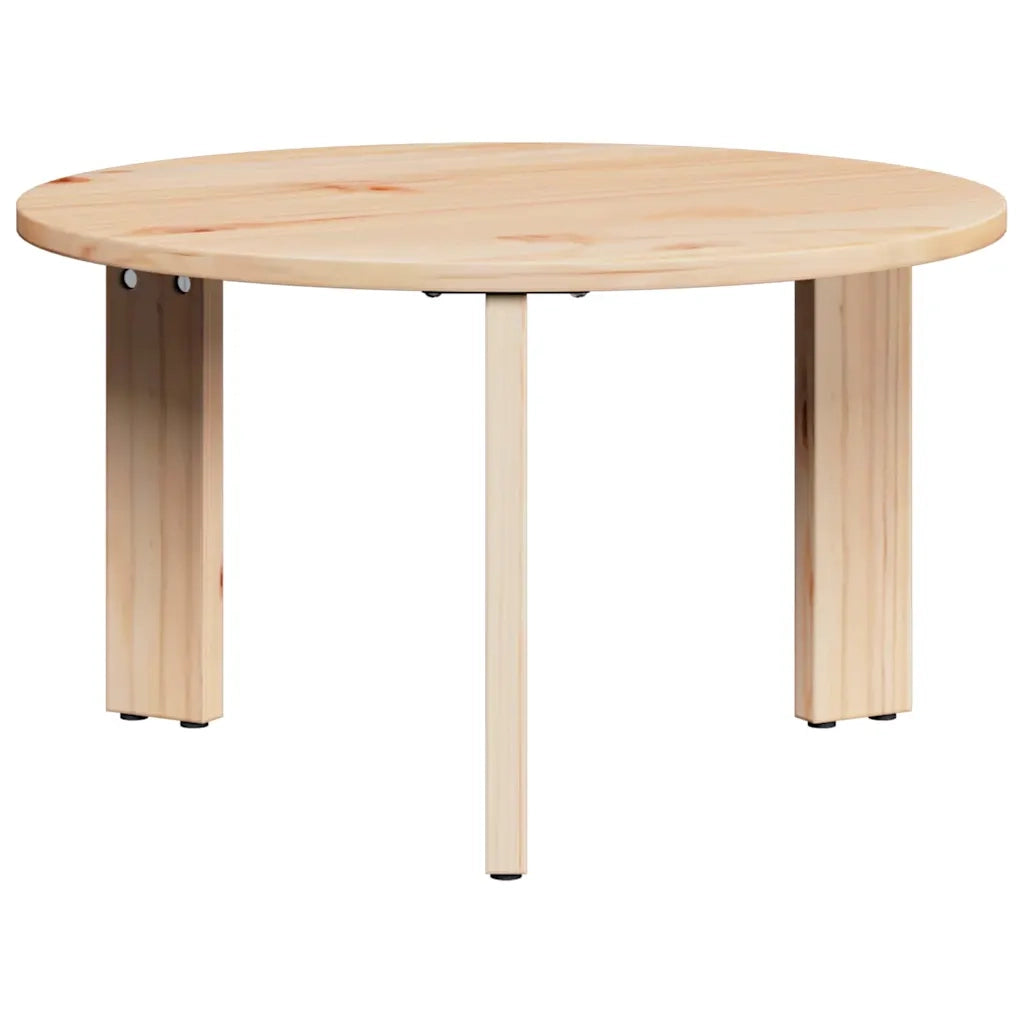 vidaXL Tavolino da salotto 3 pcs Naturale 47.5 x 47.5 x 27 cm