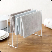 Asciugamano per stendibiancheria in acciaio da appendere a muro per asciugare asciugamani e tovaglie, modello 1, altezza 130 cm, larghezza 50 cm, profondità 30 cm, colore bianco.