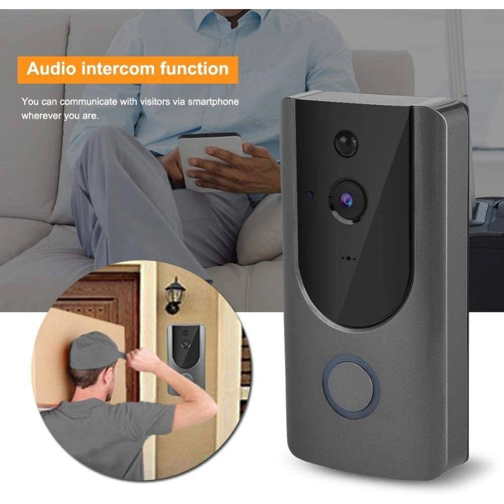 Trade Shop - Videocitofono Wifi Ip Telecamera Citofono Campanello Senza Fili App Smartphone -