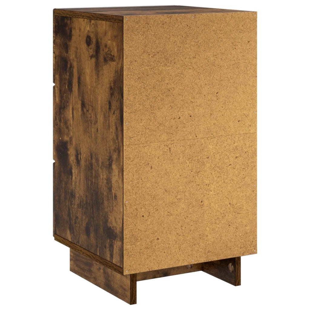 Armadio da Notte Rovere Fumo 33,5 x 34,5 x 60 cm 8011433
