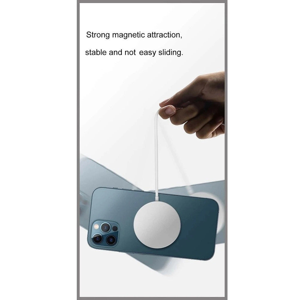 Trade Shop - Caricatore Senza Fili Magnetico Compatibile Con Iphone 12 Ricarica Veloce -