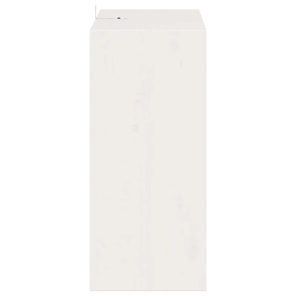 Portabottiglie 2 pcs Bianco 56 x 25 x 56 cm Pino massello