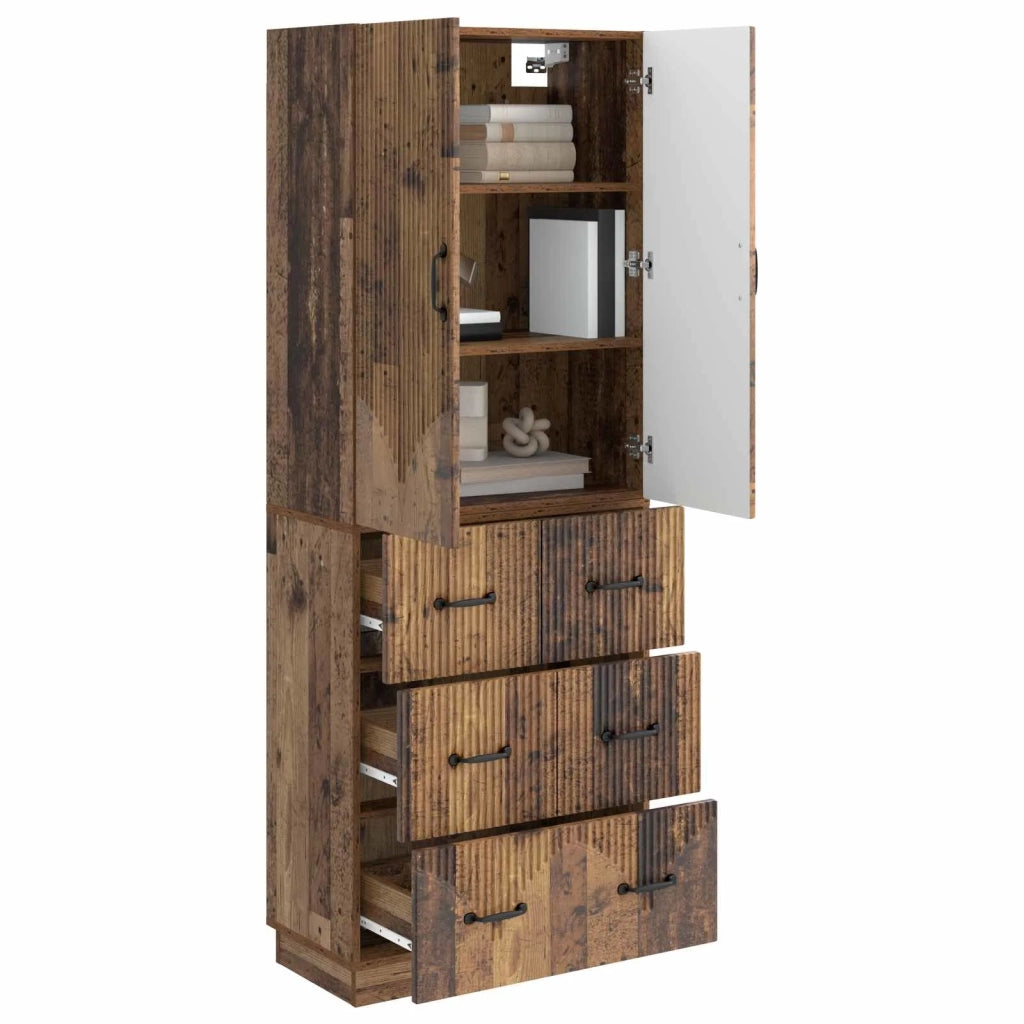Set di armadi 2 pcs Legno antico 66 x 34,5 x 87 cm