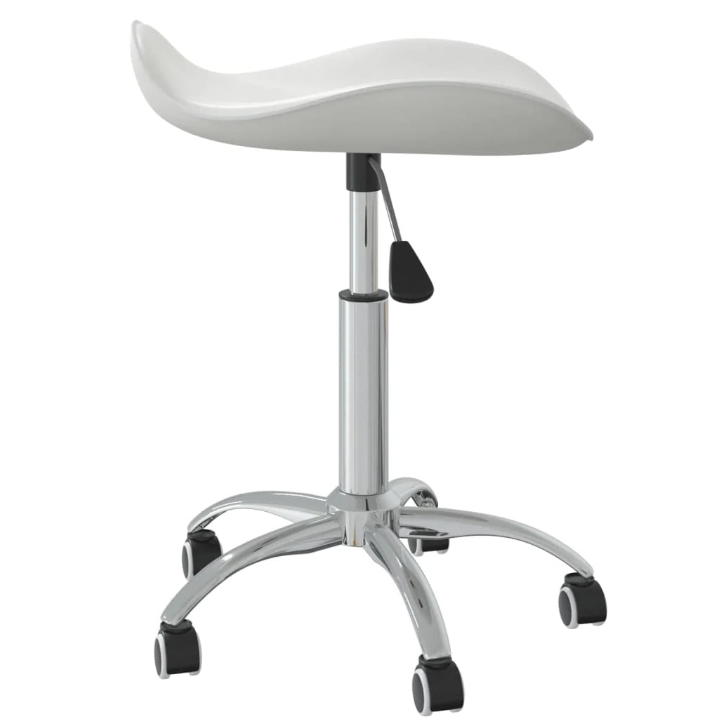 Sedia da ufficio/sedia da studio/sedia da ufficio in similpelle bianca 02_0023987
