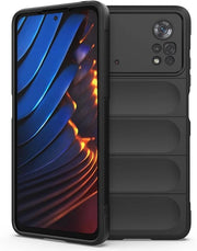 Hoes Schokbestendig per Silicone per Xiaomi Poco X4 Pro 5G, Bumper, Nero