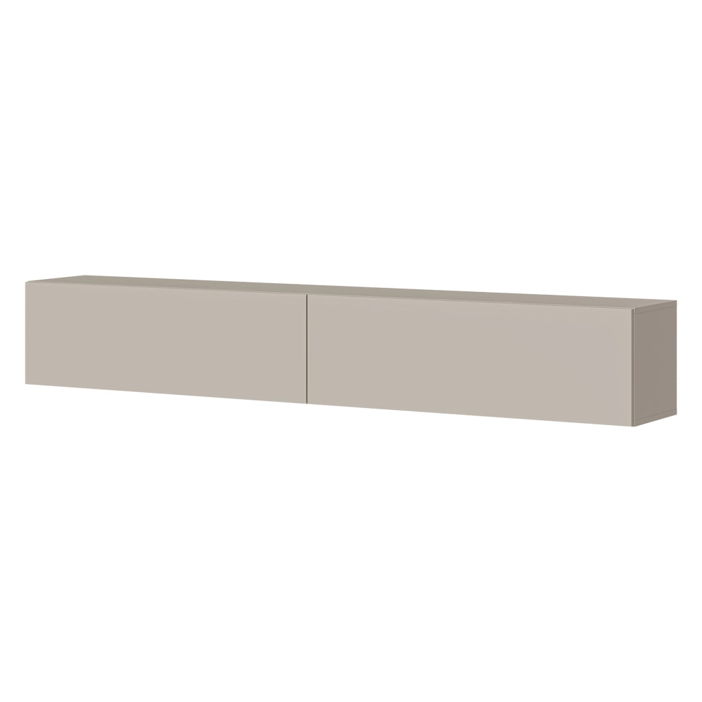 Mocogno, Mobile Porta tv un Ripiano, 200x32x32h cm Beige