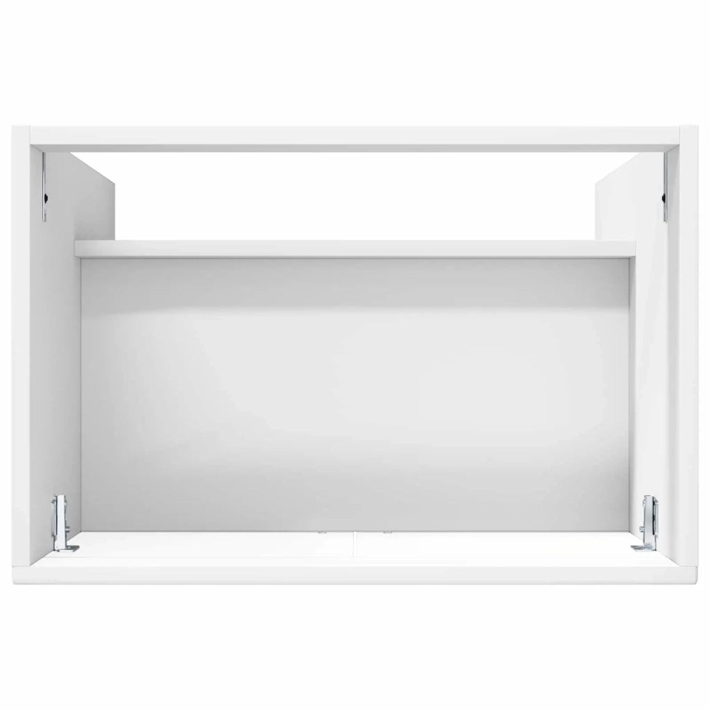 Mobiletto da bagno sotto il lavello Bianco 78,5 x 37,5 x 81 cm