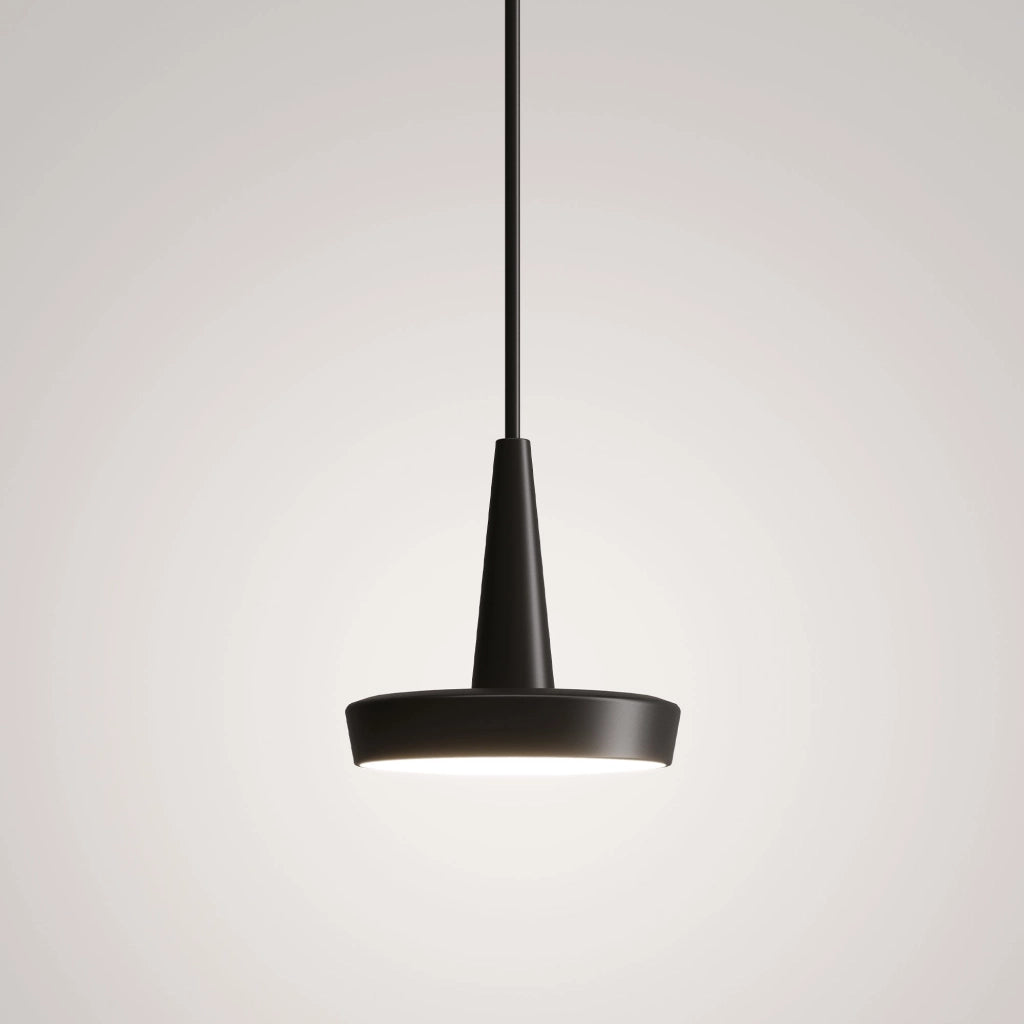 Baby Lampada a sospensione a LED in alluminio verniciato con dimmerazione TRIAC, luce calda 2700K, design compatto ed elegante per interni