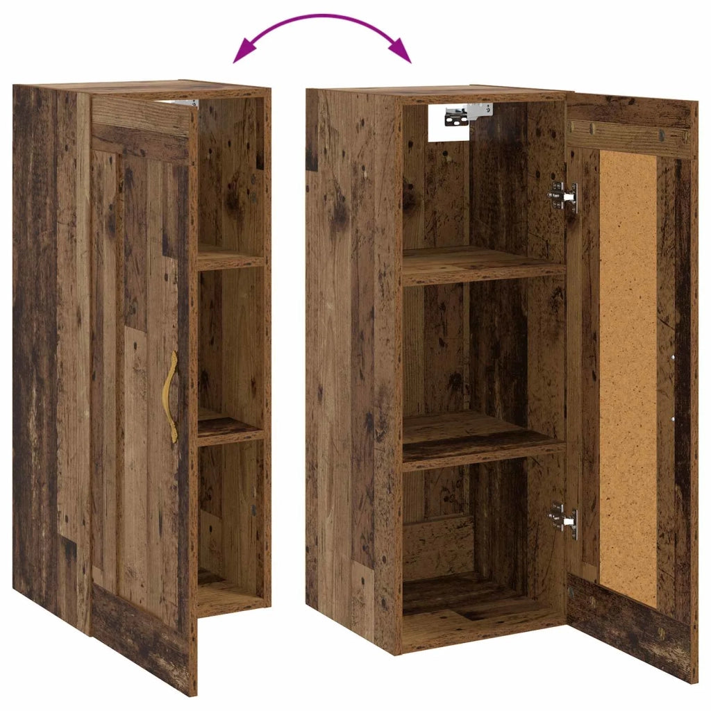 Armadietto a muro Legno antico 34,5 x 34 x 90 cm 8010886