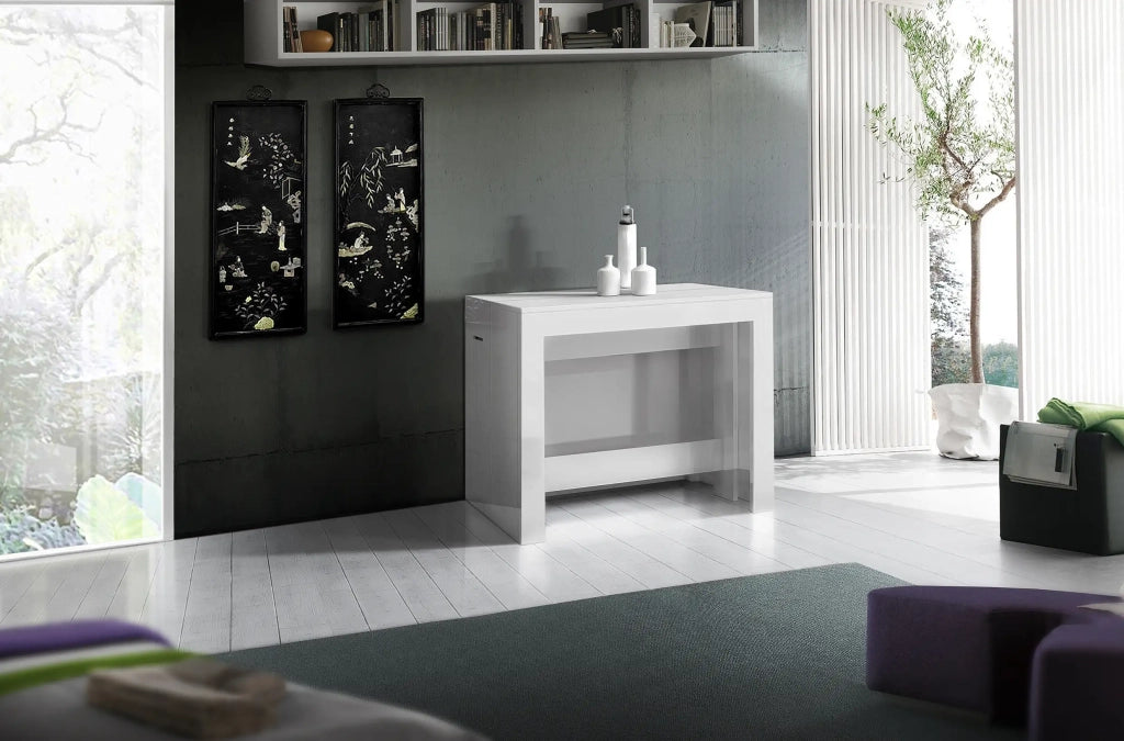 Consolle in legno Pratika L 90 x H 77 cm x P 90