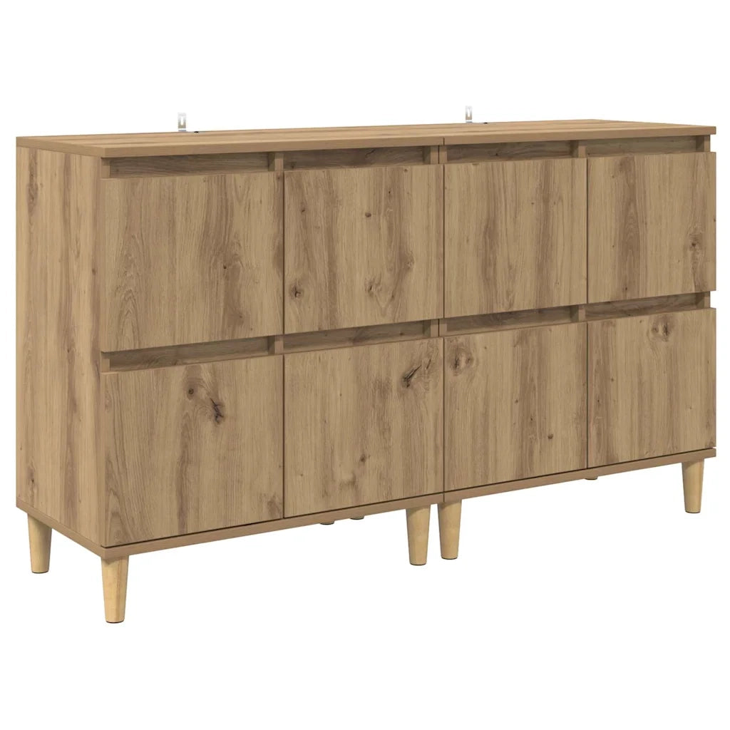 Sideboards 2 pcs Rovere artigianale 60 x 35 x 70 cm 3415587