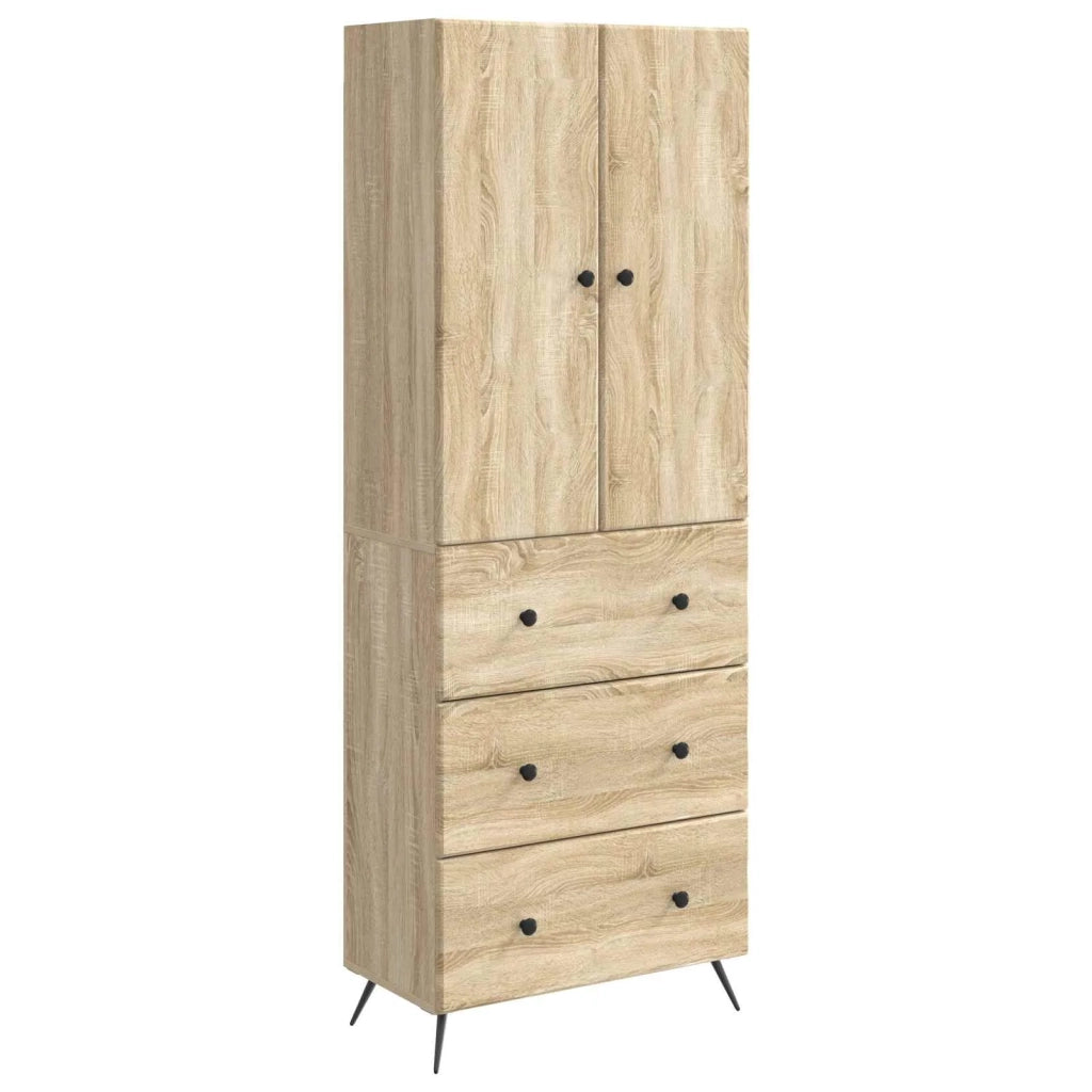 Set di armadi 2 pcs Rovere Sonoma 66 x 34,5 x 90 cm