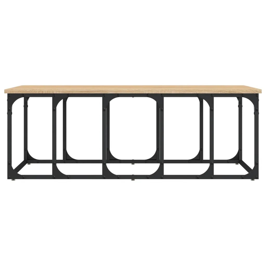 Tavolino Salotto Rovere Sonoma 100x50x35,5cm Legno Multistrato