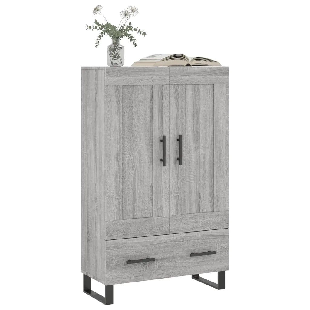 vidaXL Credenza Grigio Sonoma 69,5x31x115 cm in Legno Multistrato