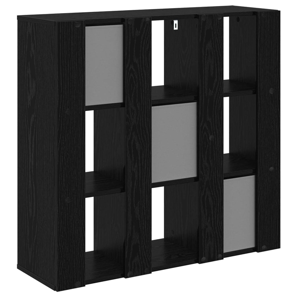 Credenza con cassetto Rovere Nero 88,5 x 29 x 84,5 cm 8000485