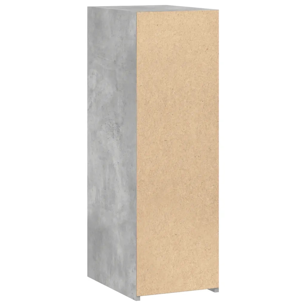 Credenza | Madia | Buffet da pranzo | Armadio da pranzo Grigio Cemento 30x41x93 cm in Legno Multistrato