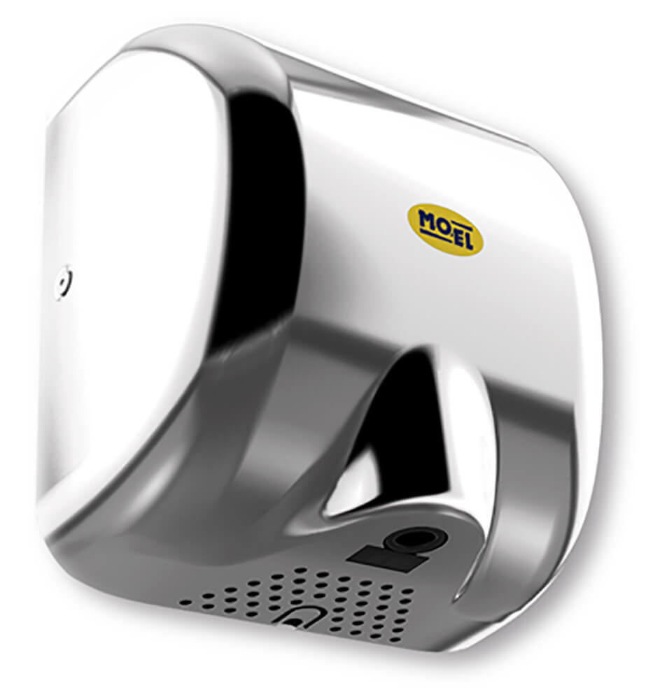 Asciugamani Elettrico con Fotocellula 1800W Moel Bora 726 Acciaio Inox