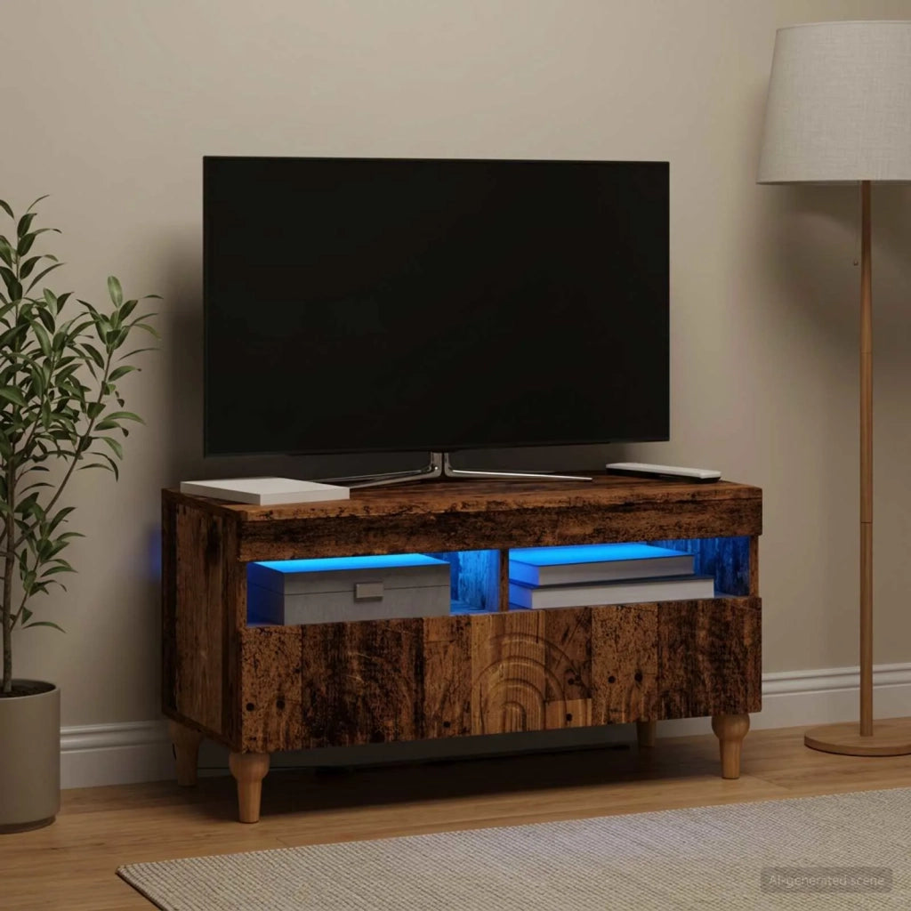 Mobile TV LED Legno antico Legno ingegnerizzato 896343