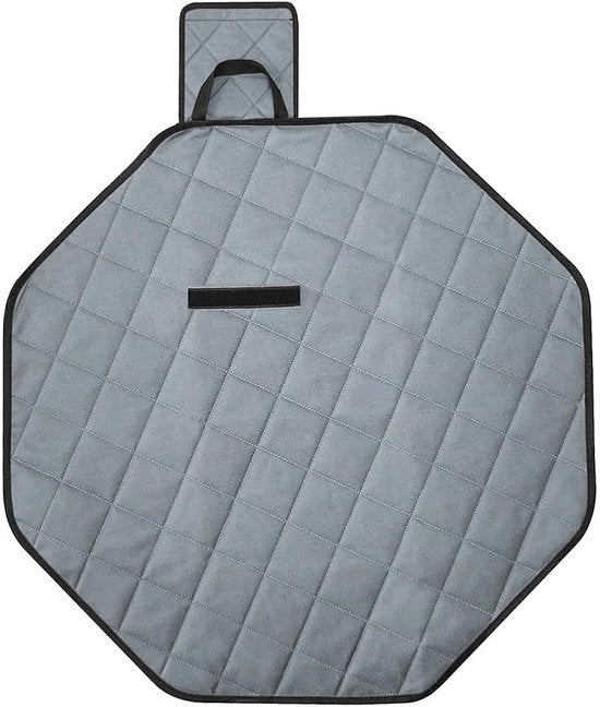 Pavimento per Cani Idrorepellente - Box per Cani/Senape - Asciugatura Rapida - Portatile - 121 x 103 cm - Adatto per Cani/Gatti - Matrimoniale per Cani