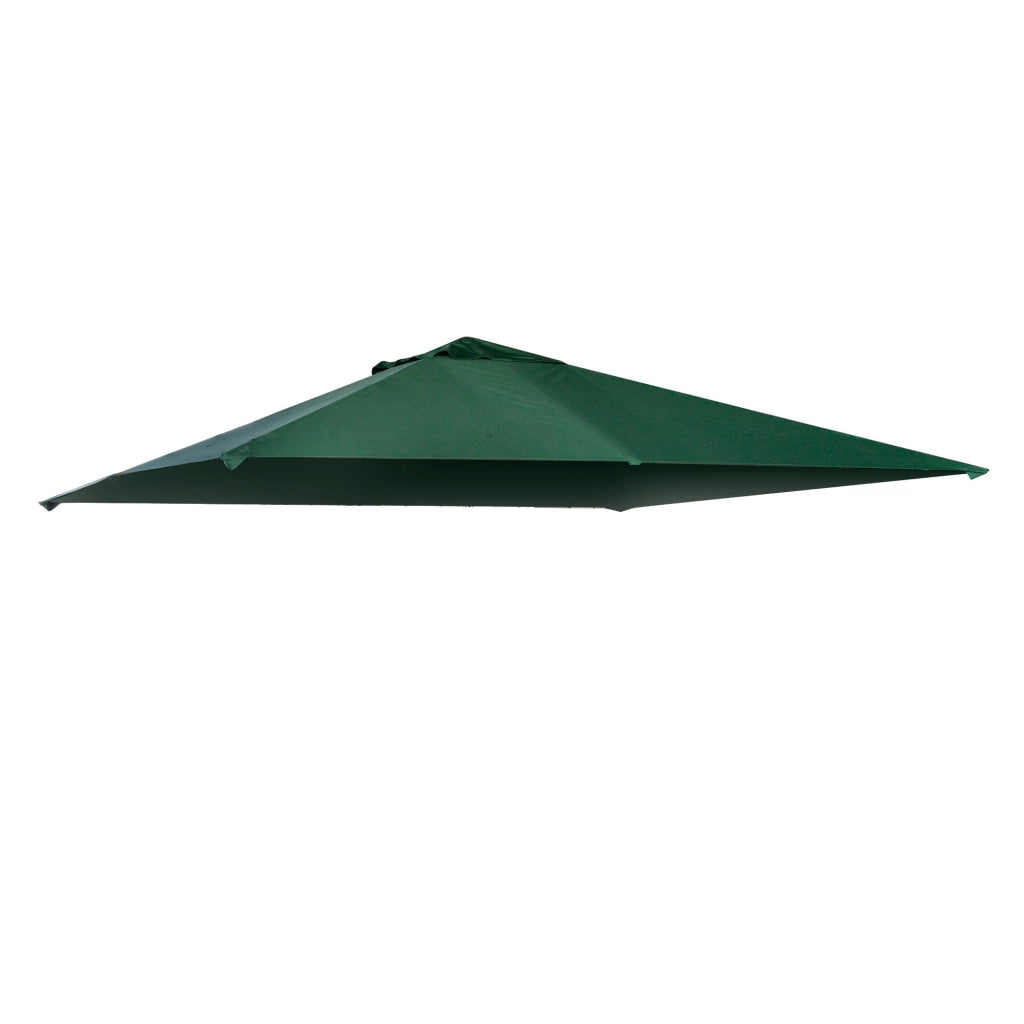 Tetto di Ricambio per Gazebo da Giardino 3x3m in Poliestere Verde
