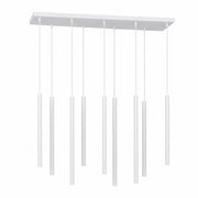Lampada a sospensione Selter in acciaio bianco opaco