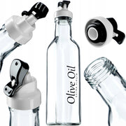 Bottiglia in vetro KADAX per olio d'oliva con dosatore da 250 ml.