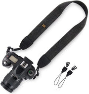 Cinturone di sicurezza per fotocamera, chiusura rapida, adatto per reflex e reflex digitali, universale, stile vintage - grigio