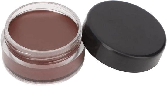 Creme per sopracciglia con spazzola per trucco acqua resistente (color cioccolato scuro) con applicatore preciso