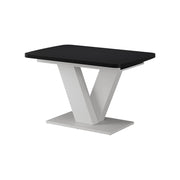 Vicco tavolo da pranzo allungabile Nero/bianco 120 x 80 cm estensibile