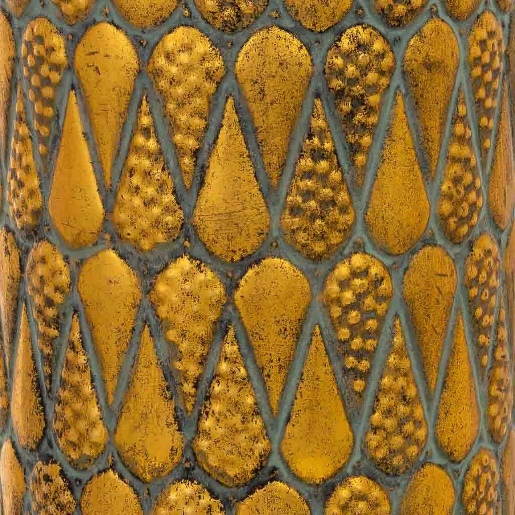 Portaombrelli metallo dorato 20x20x55h cm