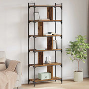Libreria-Scaffale per Libri-Mobile di Stoccaggio Legno vecchio 76 x 32 x 192 cm Legno multistrato