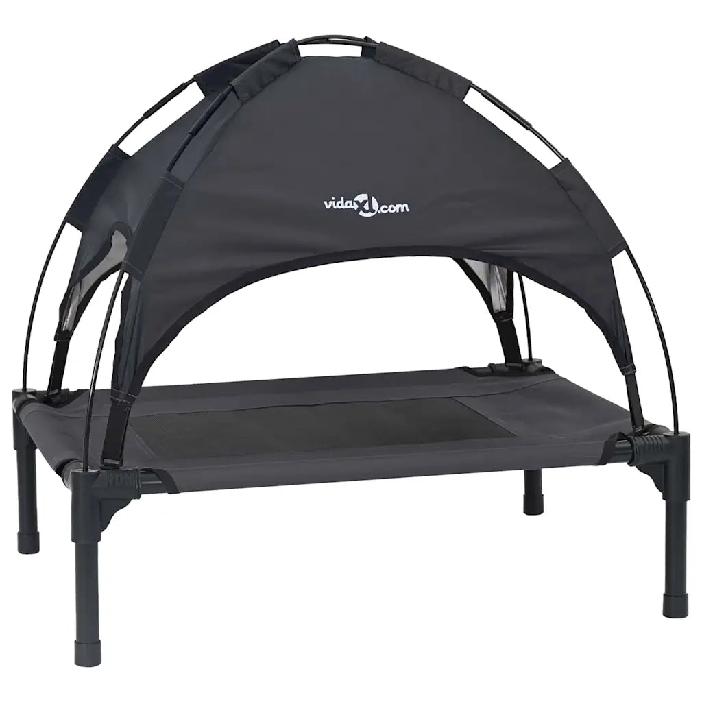 Letto per Cani Nero 62 x 48 x 61 cm Acciaio 42008165