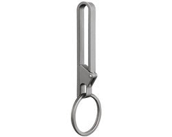 Sostegno per Chiave Ultraleggero - Anello per Chiave - Portachiave con Cintura - Resistente alla Corrosione - Portachiave Removibile - Lega di Titanio TC4 Leggera