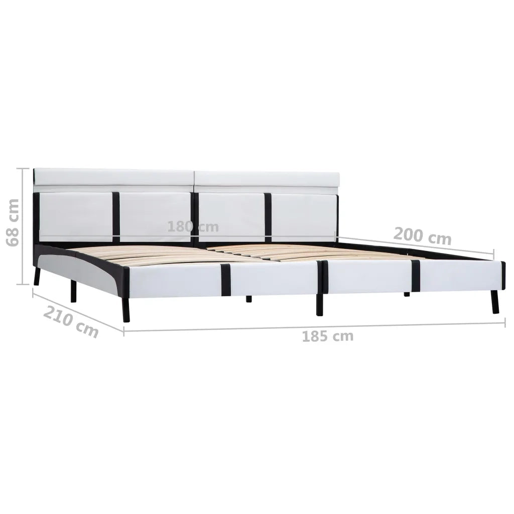 Giroletto con LED senza Materasso Bianco 180x200 cm 280301