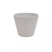 Vaso Piccolo Camelia Ø31x25,4 cm in Fibra sintetica Bianco