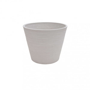 Vaso Piccolo Camelia Ø31x25,4 cm in Fibra sintetica Bianco