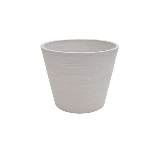 Vaso Piccolo Camelia Ø31x25,4 cm in Fibra sintetica Bianco