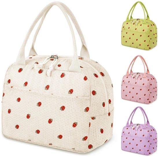 Borsa Insolata per Donne, Borsa Insolata con Impermeabile e Oliostatica, Borsa Piccola per Viaggio, Scuola, Lavoro, Picnic e Viaggi (Beige)
