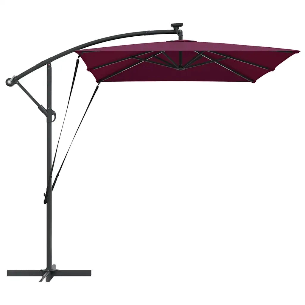Ombrellone Rosso Bordeaux 294 x 200 x 270 cm 42003397