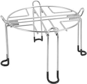Supporto per Filtro Acqua in Acciaio Inossidabile - Manici Rimovibili - Suolo Antiscivolo - Sostegno Portatile - Installazione Facile - Diametro 23 cm - Otre per Filtro Acqua