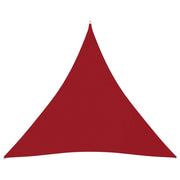 Parasole a Vela in Tessuto Oxford Triangolare 6x6x6 m Rosso cod mxl 56476