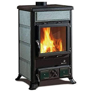 La Nordica, Stufa a Legna, Rossella R1.16 Petra, Rivestimento in Pietra Naturale, Focolare in Ghisa