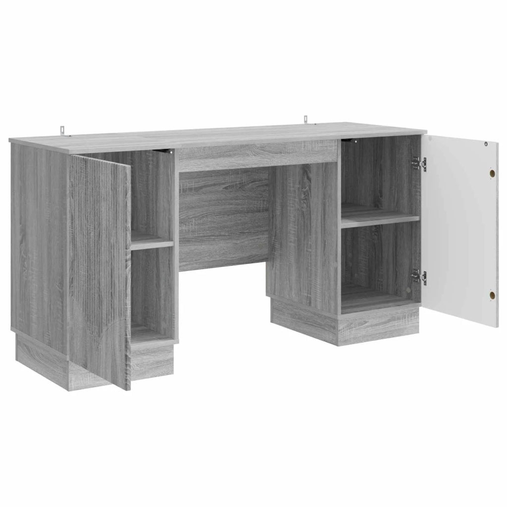 Scrivania Grigio Sonoma 142,5 x 50 x 75 cm Legno ingegnerizzato