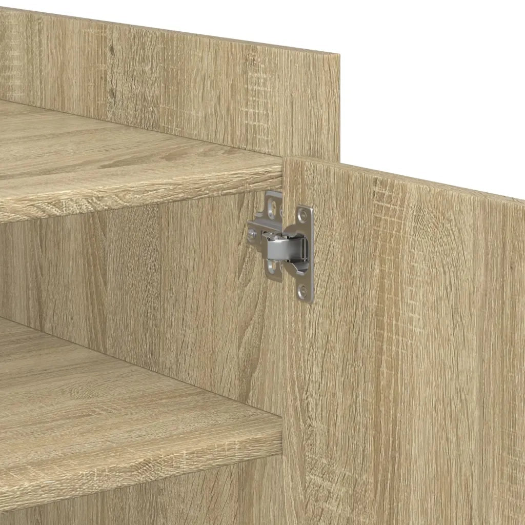 Tavolino da Salotto-Tavolino da soggiorno-Tavolo Rovere Sonoma 80x50x50 cm Legno Multistrato 126191