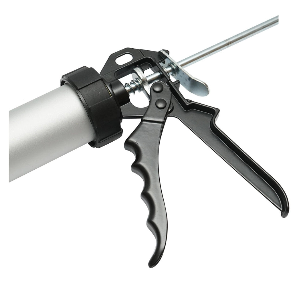 Pistola professionale in alluminio da 380 mm per silicone tipo salame Crownman