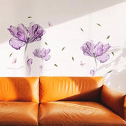 Decorazione per Parete con Fiori - Decorazione per Parete per Bambini - Decorazione per Parete per Camera da Letto - Decorazione per Parete per Salotto - Decorazione per Parete per Cucina - Facile da Applicare - 100% Vinile Amichevole